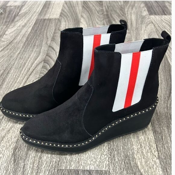 CECELIA NEW YORK Gemma Suede Boots in Black Suede Size 8.5 - Picture 4 of 8